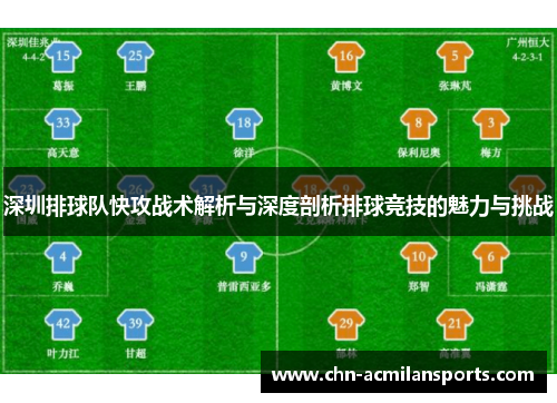 深圳排球队快攻战术解析与深度剖析排球竞技的魅力与挑战